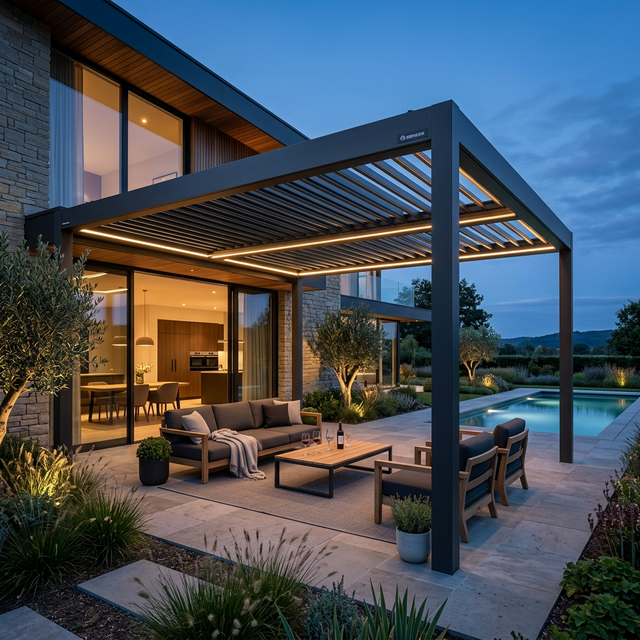 Pérgola Automática de Alto Padrão